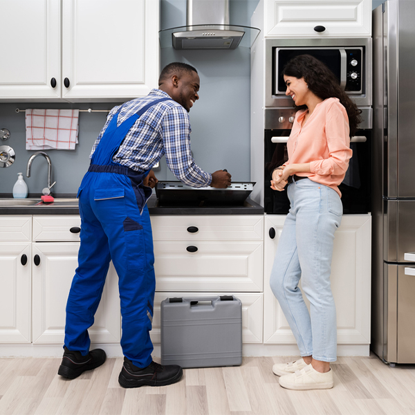 can you provide an estimate for cooktop repair before beginning any work in Huntington
